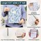 bloom daily planners 2026-2027 Academic Planner, 13 Month Soft Cover Monthly & Weekly, 8.5" x 11", Stickers Included, Blue & White Floral